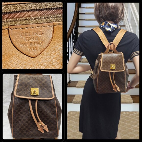 Céline  Macadam Triomphe Backpack - Picture 3 of 17